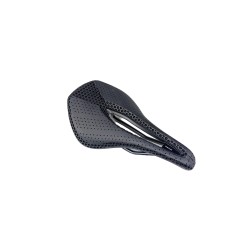 Sella corta per bicicletta Reko RK 9.1 3D Design antiprostata con imbottitura a reticolo stampata in 3D nera